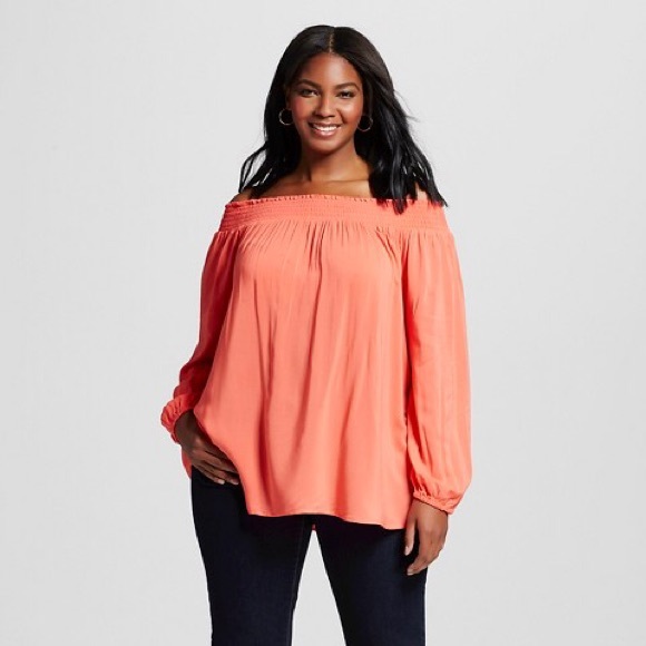 Ava & Viv Tops - Off the shoulder top 3X